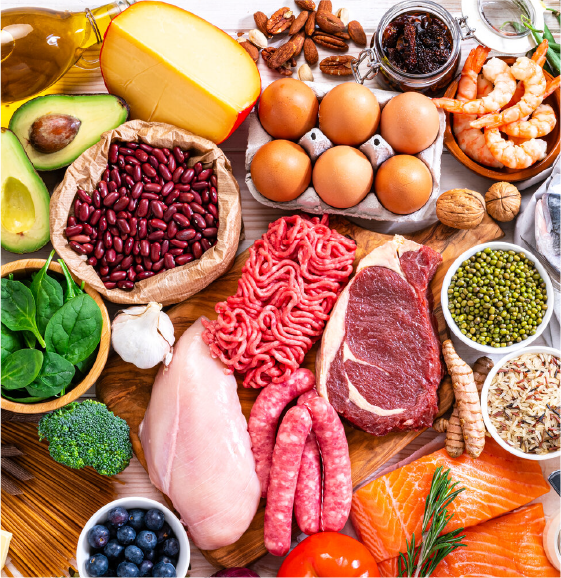 Fresh food ingredients